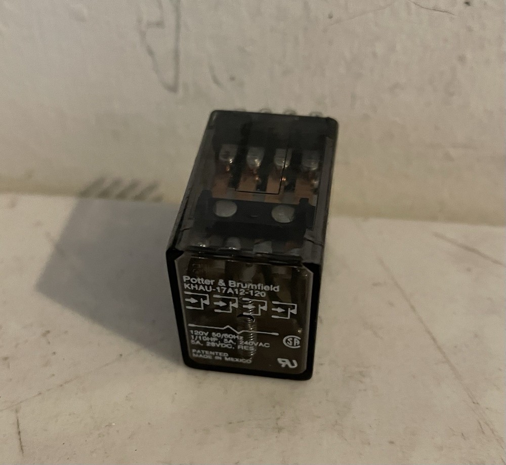 POTTER & BRUMFIELD KHAU-17A12-120 RELAY 120V NSNP