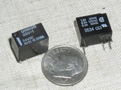 2 OMRON G5V-1 24VDC RELAY 24V 24 V VDC COIL SPDT CONTACTS .5A@125VAC 1A@30VDC US