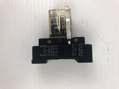 Matsushita HC4-HL-AC100V Relay with Base HC4-SFD-K AP38479K 100/110 V