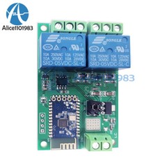 DC 5V Dual Channel Bluetooth Relay Module Smart Home APP Remote Control Switch