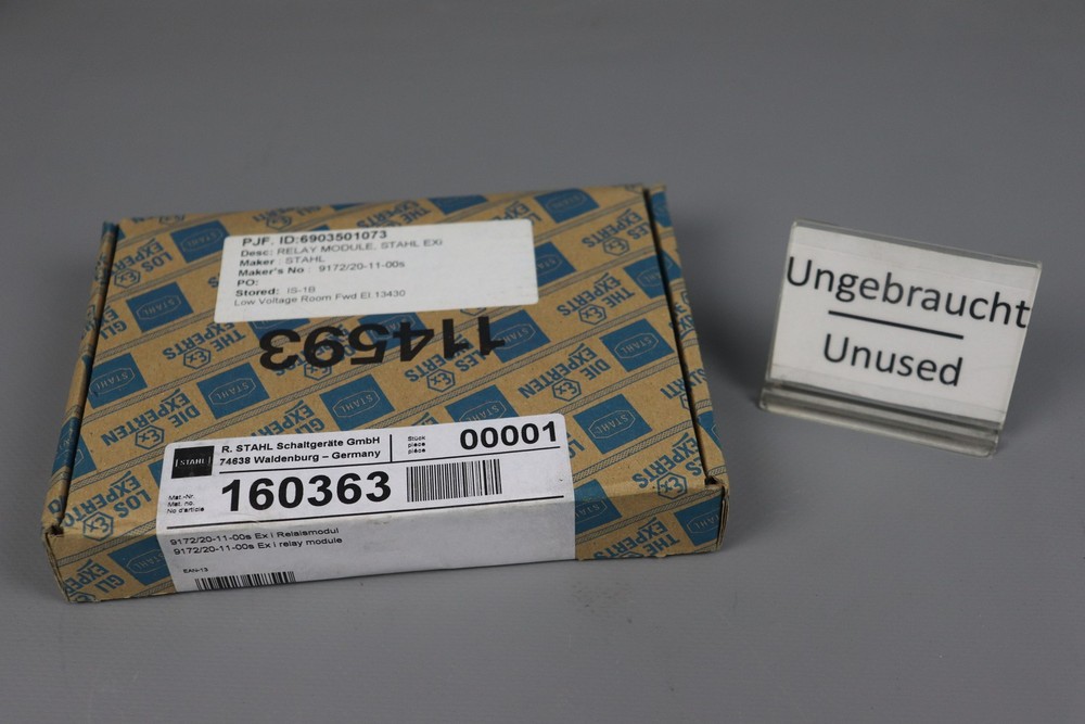 Steel Ex I Relay Module 9172/20-11-00S 160363 IP20 30V 150mA Sealed
