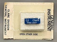 GI Clare PRMA 10037 Reed Relay 5V 1 Form A SPST 14 Pin General Instrument NOS