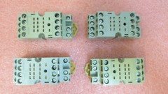 LOT OF 4 NEW OMRON Relay Socket PYF-14A-N 14-Pin 5A 250VAC