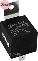 5-PIN Relay 40A/12V with Pre-Wired Plug/Socket for Horns/Compressors/Alarms/Fog