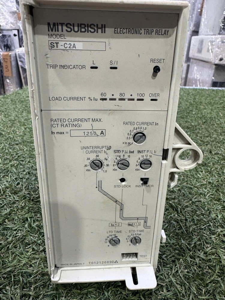 MITSUBISHI ELECTRONIC TRIP RELAY ST-C2A 1250A 6F167