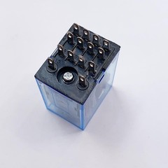 DC6V 12V 24V MY4N-J MY4NJ DC Small Intermediate Relay 10Pcs For Omron