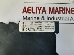 TESCH E110X23 Relay 05002331 24VAC/DC 1ZW 250VAC/5A