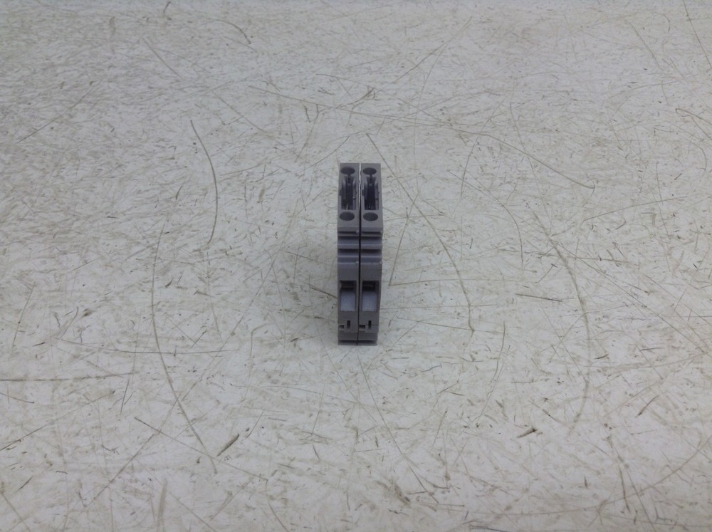 Entrelec M./6S… Gray Grey Wire Terminal M6S M/6S Lot of 2 (TBI)