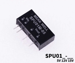 1PC NEW MEAN WELL Power supply SPU01L/01M/01N 5V12V15V DC-DC 1W #LL