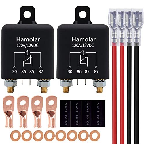 2 Pack 12v Dc 120a Starter Relay Switch Car Heavy Duty Split Charge Continuous D