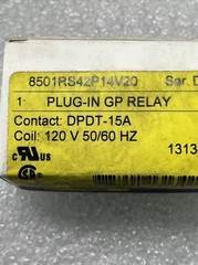 Square D Relay, 8501 RS42P14V20, SER C, 120V, 50/60HZ UP TO 15 Pcs.