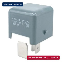 90080-87024 12V 4-Pin Automotive Relay (2-Pack) Compatible with Toyota Lexus Cam