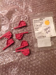 6 pc lot Phoenix 3030983 Module Test plug, number of positions: 1 color: red
