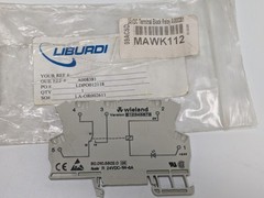 NEW WIELAND 80.010.5802.0 24VDC Din Mount Relay – Liburdi Part# A008381