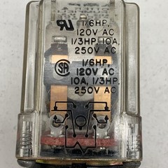 Potter & Brumfield KRP11DG DPDT General Purpose Relay 24VDC Coil, Made in USA