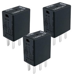 Relay 3-Pack 12V 35A 5-Pin SPDT Automotive Micro Relay Compatible with GM Pon…