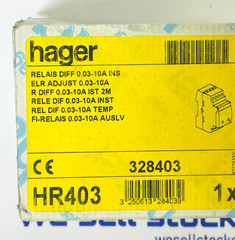 Hager HR403 Earth Leakage Relay 0.03–10A