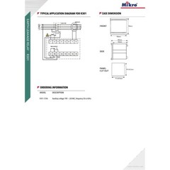Mikro Protection Earth Leakage Relay Electrical Leakage Control Model R301-230A