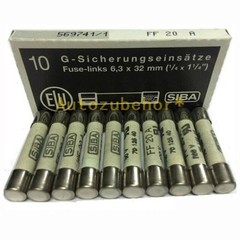 10PCS/Box New SIBA FF20A Fast Quick Blow Fuse 7012540 20A 500V 6.3*32mm