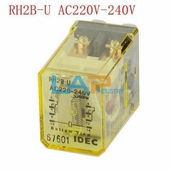 2pcs intermediate relay RH2B-U-AC220V-240V 2 open 2 closed large 8 feet