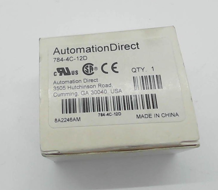 AutomationDirect 784-4C-12D 12VDC 4PDT General Purpose Plug-In Relay w/ Box