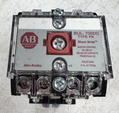 👀 ALLEN BRADLEY CONTROL DC RELAY 24V COIL 700DC-PK400Z24, 700-PKB40, 700-PKC40