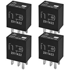 4Pcs 8T2T14B192AB Relay 12VDC 30A 4Pin Automotive Relay for Select Ford Vehi…