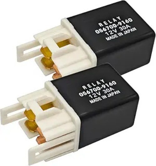 056700-9160 Air Conditioning Relay (Pack of 2) – 4-Pin DC12V 30A Waterproof Rela