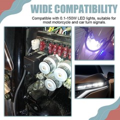 Adjustable 12V LED Flasher Relay – 3-Pin Design for Reliable Signal Performance