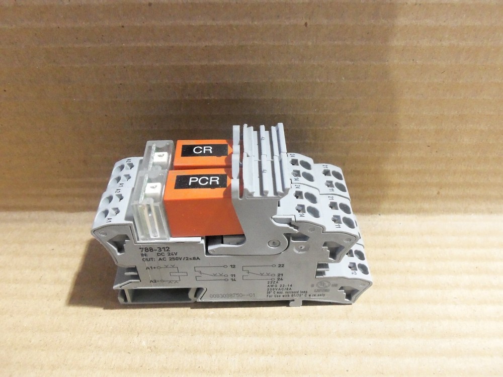 WAGO 788-312 MODULE RELAY 24VDC 250VAC 788312