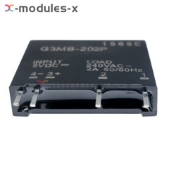 1-10x G3MB-202P DC-AC PCB SSR In 12VDC AC 2A Out 240V Solid State Relay Module