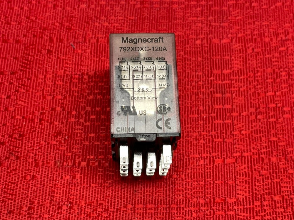 Schneider Electric Magnecraft 792XDXC-120A Miniature Relay 14-Pin
