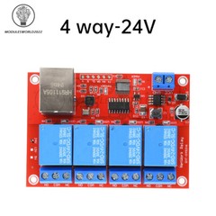 5V 12V 24V 4/8Channel TCPIP Network Relay Module Home Intelligent Control Module