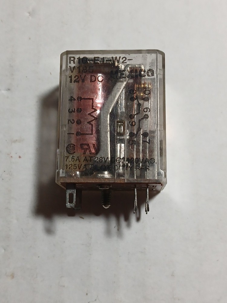 AMF POTTER BRUMFIELD CONTROL RELAY R10-E1-W2-V185 12VDC 12V CONT 120VAC 28VDC