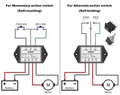 Forward Reverse Relay Module for Motor Linear Actuator Reversing