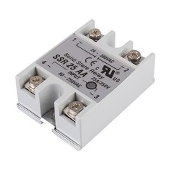 SSR-25AA AC-AC Soild State Relay 25A 80-250VAC 24-380VAC GSE