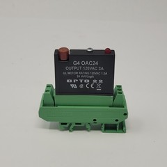 Opto 22 G4 OAC24 Digital AC Output Module,120VAC 3A,W/ UMK-SE 11,25-1 – USED