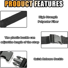 39 Inch Adjustable Battery Tie Down Strap with Buckle for Vehicles Size: 1 Pcs