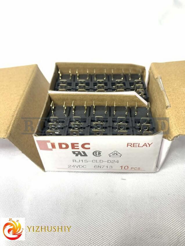10-Piece New IDEC Intermediate Relay RJ1S-CLD-D24 24VDC-