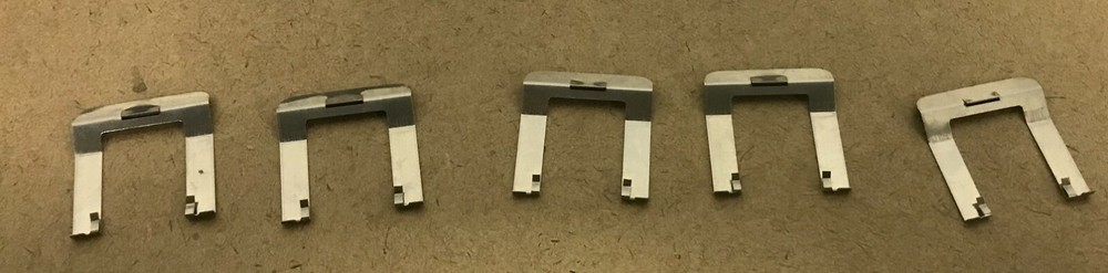 5 Potter & Brumfield Relay Socket Hold Down Clips Part number 20C314 NOS New
