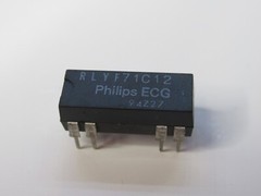 (NEW) ECG COMPONENT / PHILIPS RLYF71C12 SPDT 500MA 12Vdc Coil Reed Relay