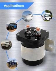 500A Battery Isolator Relay Kit for Mobile Audio, 12V Continuous Power Switch