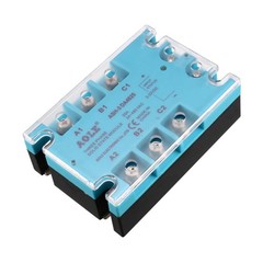 ASH-3 DA4825 3-32VDC to 480VAC 25A Three Phase Solid State Relay Module DC to AC