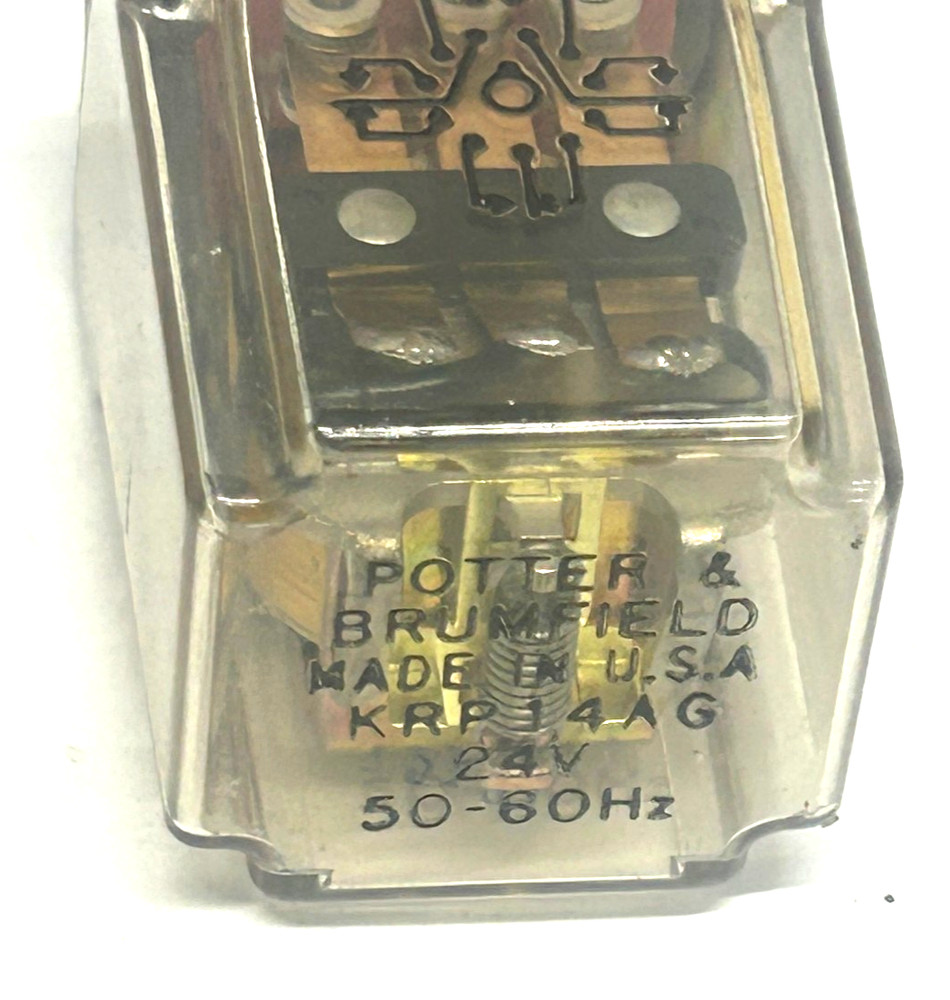 Potter & Brumfield KRP14AG-24 24V Relay Lot of 2 New