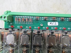 💥ASCO 24 CHANNEL RELAY MODULE 5600597 W/ 24 OMRON 24 VDC RELAYS G2R-1-S