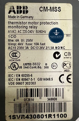 ABB CM-MSS Thermistor Motor Protection Monitoring Relay 220-240V