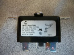 Steveco (White Rodgers) 90-293Q Rbm Type 84 Relay Spdt 8A Cont@125Vac 24Vac Coil