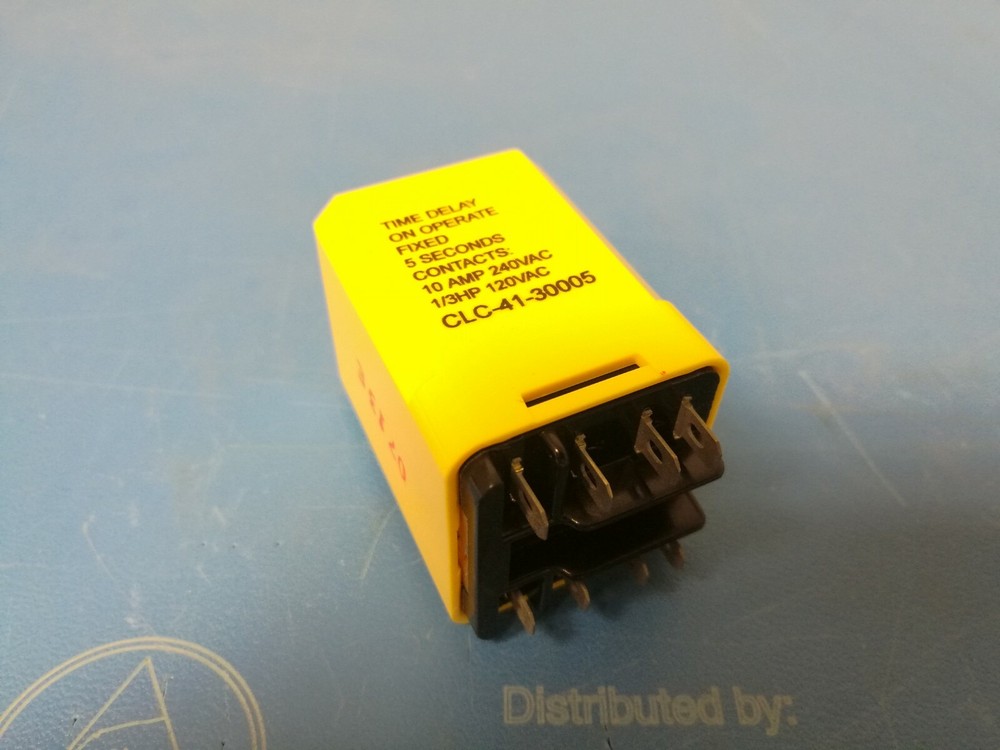 TYCO P&B CLC-41-30005 Time Delay Relay 24VDC 10A DPDT 7-1393137-8 NEW