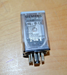 SIEMENS ~ 3TX7112-1NC13 ~ RELAY 3 PDT 12 AMP 11 PIN OCTAL 24 VAC