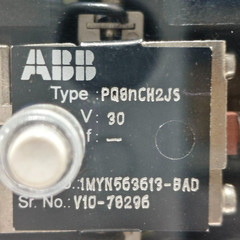 ABB PQ8NCH2JS HIGH SPEED TRIPPING RELAY 1MYN563613-BAD 30V DC